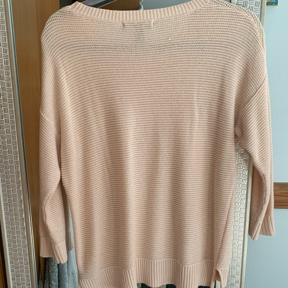 Forever 21 Peach ¾ Sleeve Knit Sweater - M - Picture 3 of 3